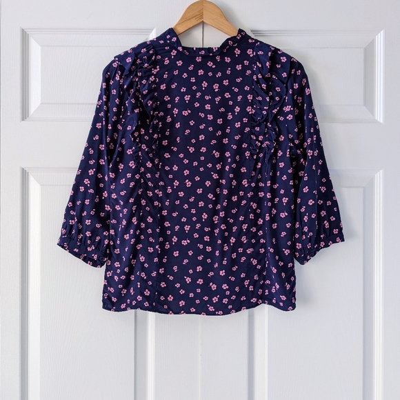 & Other Stories Ditsy Floral Print Ruffle Top | 4 - Picture 4 of 13